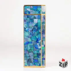 Bật Lửa Cartier 5 Cạnh Độc Đáo Khảm Full Đá Opal