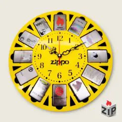Khung đồng hồ treo tường trưng bày 12 bật lửa zippo chính hãng ee0b9f4cbe9a33c46a8b3 ZipVN