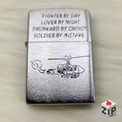 Bật lửa zippo vietnam (mã số 25) - kỷ niệm chiến tranh