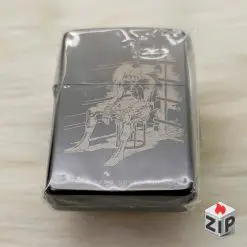 Zippo Phiên Bản Giới Hạn: Ashita no Joe (The End) - Sapphire Đen (Mộc Đáy XIII - 1997)