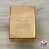 Bật lửa zippo wind proof lighter Vintage brass - 15 la mã