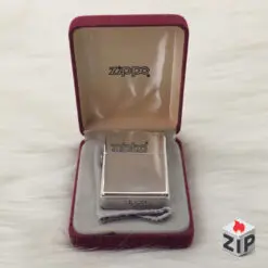 Zippo Bạc Khối Sterling Trơn HP New Full Box - 1993