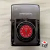 Zippo Time Đồng Hồ Cơ Khí Mặt Huyết Xám Nòng Súng - 11 La Mã