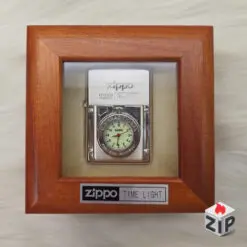 Zippo Time Đồng Hồ Cơ Khí Dạ Quang Lắc Kê Bạc Giới Hạn - 2002