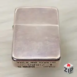 Zippo Bạc Khối Sterling 1941 Replica Trơn Qua Sử Dụng - 2022