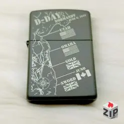Bật lửa zippo d-day (mã số 44) - kỷ niệm chiến thắng normandy