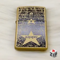 Bật lửa zippo star (mã số 66) sơn vàng - ngôi sao