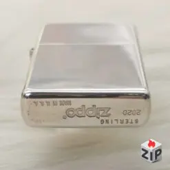 Zippo Chrome Bóng High Polish Trơn New Full Box - 2020