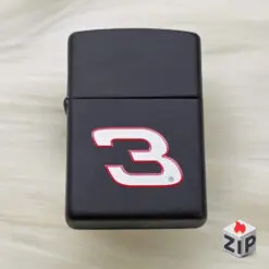 Bật lửa zippo racing number 3 sơn đen - 14 la mã