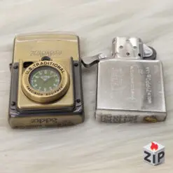 Zippo Time Đồng Hồ Cơ Khí Mặt Xanh Đồng Giả Cổ (Antique Brass) - 12 La Mã chính hãng 192413589000602573751 ZipVN