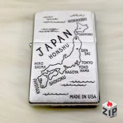 Bật lửa zippo japan (mã số 81) - bản đồ nhật bản