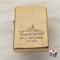 Zippo Chu Niên 1932-1989 Tàu Khu Trục U.S.S. Capodanno