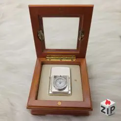 Zippo Đồng Hồ Time Light (Mặt Trắng) - Sản Xuất 2003