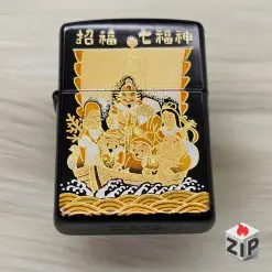 Alternative view of Zippo Thất Phúc Thần Sơn Mài (Shichifukujin Urushi) - Sản Xuất 2001