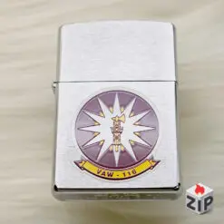 Bật lửa zippo vaw-116 chrome xước - 14 la mã