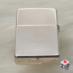 Alternative view of Zippo Bạc Khối Sterling Trơn HP New Full Box - 2001