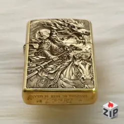 Alternative view of Zippo quang vũ armor brass 3d - new full box