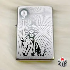 Bật lửa zippo american icon (mã số 80) - tượng nữ thần tự do