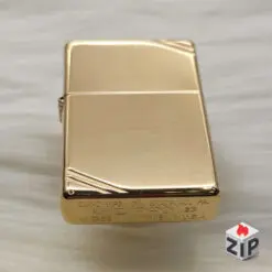 Zippo Vintage Đồng Khối Bóng Khắc Chéo - 2023