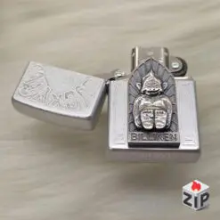 Zippo Khắc Tượng Billiken Lucky God Lắc Kê Bạc Xuất Nhật - 12 La Mã chính hãng 3251593510996798699144 ZipVN