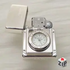 Alternative view of Zippo Time Đồng Hồ Cơ Khí Dạ Quang Lắc Kê Bạc - 12 La Mã