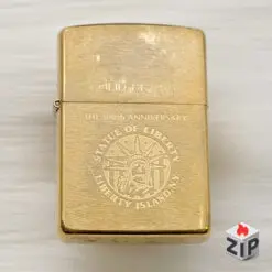Bật lửa zippo the 100th anniversary statue of liberty brass - 11 la mã