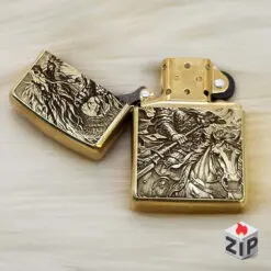 Zippo quang vũ armor brass 3d - new full box chính hãng 3569413007713306161284 ZipVN