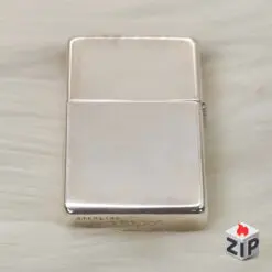 Zippo Bạc Khối Sterling Vintage Trơn New Full Box - 2007