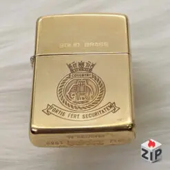Zippo Chu Niên 1932-1989 Tàu HMS Coventry F98 Khắc 2 Mặt