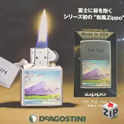 Alternative view of Zippo collection no. 107 - mt. fuji 1968