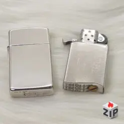Alternative view of Zippo Slim Bạc Khối Sterling Trơn HP New Full Box - 2000