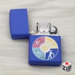 Bật lửa zippo outdoor sports sơn xanh dương - 14 la mã chính hãng 41284174177640375552 ZipVN