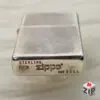 Zippo Bạc Khối Sterling Trơn Qua Sử Dụng - 2008