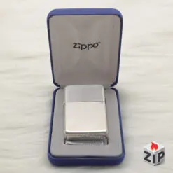 Zippo Bạc Khối Sterling Trơn HP New Full Box - 2007