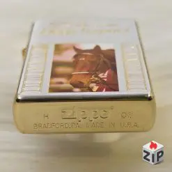 Zippo Phiên Bản Đặc Biệt: Ngựa Đua Deep Impact Triện Vàng - Sản Xuất 2006 chính hãng 45043546084549766241 ZipVN