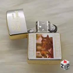 Zippo Phiên Bản Đặc Biệt: Ngựa Đua Deep Impact Triện Vàng - Sản Xuất 2006 chính hãng 45043546084549766243 ZipVN