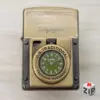 Zippo Time Đồng Hồ Cơ Khí Mặt Xanh Đồng Giả Cổ (Antique Brass) - 12 La Mã