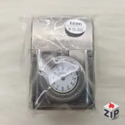 Zippo Time Đồng Hồ Cơ Khí Mặt Trắng Lắc Kê Bạc Giả Cổ - 12 La Mã