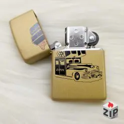 Bật lửa zippo car (mã số 19) sơn vàng chính hãng 566785684328cf76963974 ZipVN
