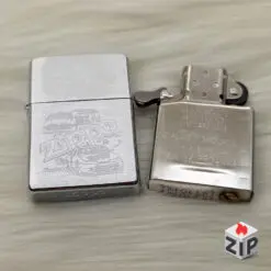 Alternative view of Zippo Khắc Xe Đua Motorsport Brushed Chrome - 2006