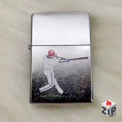 Bật lửa zippo sport (mã số 85) - chủ đề bóng chày xi bụi
