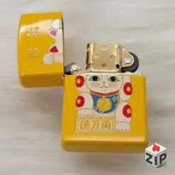 Zippo Mèo Thần Tài Sơn Mài (Maneki Neko Urushi) - Sản Xuất 2001 chính hãng 671035d18444081a515519 ZipVN