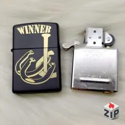 Alternative view of Bật lửa zippo horseshoe (mã số 69) - móng ngựa may mắn