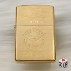 Bật lửa zippo wind proof lighter logo cánh chim brass - 15 la mã