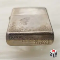 Alternative view of Zippo Bạc Khối Sterling Trơn Patina Qua Sử Dụng - 2000