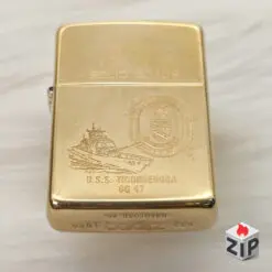 Zippo Chu Niên 1932-1989 Tàu Tuần Dương U.S.S. Ticonderoga