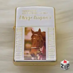 Zippo Phiên Bản Đặc Biệt: Ngựa Đua Deep Impact Triện Vàng - Sản Xuất 2006