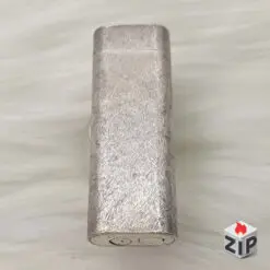 Bật Lửa Cartier Gas Ellipse Lắc Kê Bạc Khắc Hoa Văn Xước - QSD