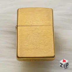 Bật lửa zippo solid brass khắc huy hiệu Australia - 11 la mã