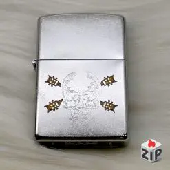 Bật lửa zippo skull (mã số 94) - đầu lâu và guitar